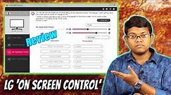 LG On Screen Control (OSC) Full Review! LG Monitor Utility Tool (27GL650F/22MP68VQ) Hindi