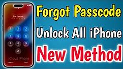 Forgot Passcode Unlock All iPhone New Method | How To Unlock iPhone Password Lock