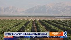 Mystery company buys $800 million in land around California air base