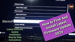 How to do System Software Update Sony Bravia TV [2024 Firmware Update]Firmware Update Step by Step