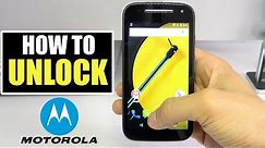 How To Unlock Moto E / Moto G / Moto X / Etc - AT&T or ANY gsm carrier!