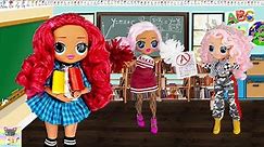 LOL OMG Doll Class Prez Morning & Evening Routine & School Routine with Ballet Lesson & Homework