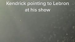 Kendrick shouting out Lebron James at his concert #fyp #bigstepperstour #kendricklamar #lebronjames #vancouver