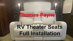 Thomas Payne Theater seats full installation. What an upgrade | RV Living | RV Life