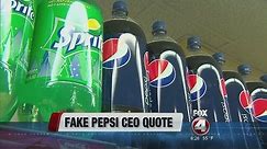 Some boycott Pepsi after CEO misquoted