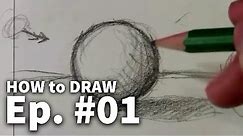 Learn To Draw #01 - Sketching Basics + Materials