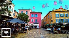 Valbonne 🇫🇷 Authentic Medieval Village on the Côte d'Azur | French Riviera 4K Walk