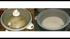 How to cook rice in a Rice Cooker | Cooking Rice In An Electric Rice Cooker