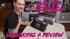 QFX J-220BT ReRun X Cassette Player/Recorder Boombox 4-Band Radio Boombox Unboxing & Review