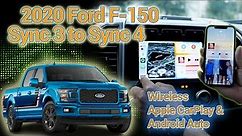 2019+ Ford F-150 SYNC 3 to SYNC 4 Upgrade - Wireless Apple CarPlay and Android Auto
