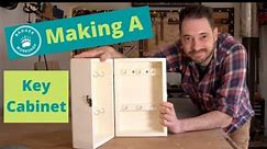 Person Builds Key Cabinet Out Of Plywood