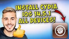 How To Install CYDIA on iOS 14.5.1 ✅ Jailbreak iOS 14.5.1 [NO COMPUTER]