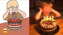 Drawing Memes - Funny Baby Blowing Candle Fails || Just Funniest