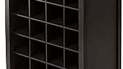 Winsome Ancona 37.52-inch x 19.09-inch x 12.6-inch 20-Bottle Modular Wine Cabinet With Glass Rack, Dark Espresso (92729)