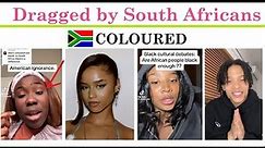 BLACK African WOMAN Checked by South African Coloureds 🔥 African Americans In the Mix Over Identity