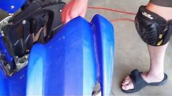 How to weld plastic on your ATV or dirt bike