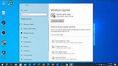 How To Update Your Windows 10 Laptop Computer || How To Update Windows 10