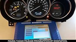 Mazda 6 mileage correction ENIGMATOOL odometer programmer