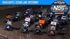 World of Outlaws NOS Energy Drink Sprint Cars | Cedar Lake Speedway | June 30, 2023 | HIGHLIGHTS