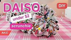 DAISO Minnie mini scrunchie DIY! 🩷 | ✨asmr sewing | no talking | Daiso series 1.6