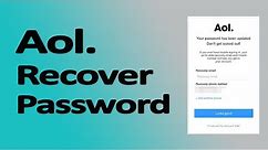 How to Recover AOL Mail Login Password? || AOL Password Reset 2020