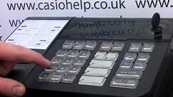 How to program a product name on the Casio SE-S10 / PCR-T280 Cash Register
