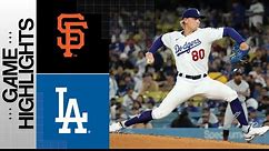 Giants vs. Dodgers Game Highlights (9/21/23) | MLB Highlights