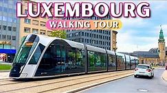 🇱🇺 Luxembourg The Richest City in The World - Walking Tour / 4k 60fps HDR