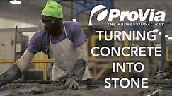 Unveiling the Process: Turning Concrete into Natural-looking Stone