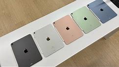 iPad Air 4 Color Comparison - Sky Blue vs Green vs Rose Gold vs Space Gray vs Silver