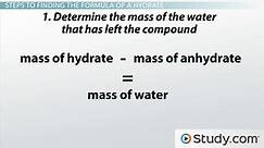 Hydrates & Anhydrates | Definition, Formula & Examples