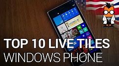 Top 10 Windows Phone Live Tiles