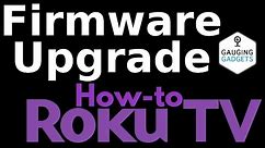 How to Update the Firmware - TCL Roku TV Tutorial