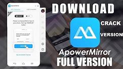 How to install Apower Mirror Crack version in PC |100 % live prove |