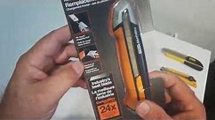 Fiskars Pro 18 mm Snap off Utility Knife Review.