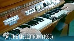 The Mellotron: A Keyboard with the Power of an Orchestra (1965) | British Pathé