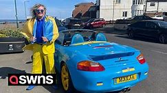 “I painted my Porsche blue and yellow to support Ukraine – people love to take pictures with it”