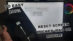 How To Reset Screen Password Ipad And Iphone With Help Of PC 100% Work 2024