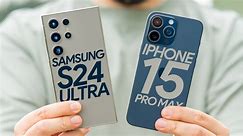 Samsung Galaxy S24 UItra vs iPhone 15 Pro Max, ¿el mejor móvil del momento