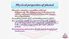 Phenol &  Preparation , Physical Properties , Reactions & Acidity of phenol