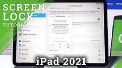 How to Set Up Screen Lock on iPad Pro 2021 – Screen Lock Method