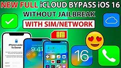 🤯😍NEW iCloud Bypass iOS 16/15 + SIM Unlock iCloud Activation Locked to Owner iPhone/iPad iRemoveTool