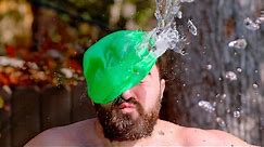 Diving into a Moving Swim Cap at 1000FPS - The Slow Mo Guys