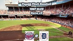 Payoff Pitch Baseball | 1987 ALCS Game #3 | MIN@DET