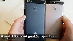 Huawei P9 Lite Unboxing and First impressions