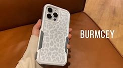 White Leopard Cheetah Phone Case for iPhone 13 Pro Max 6.7''