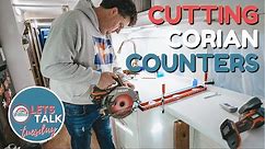 How to Cut RV Corian Countertops || RV REMODEL
