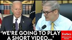 BREAKING NEWS: Jim Jordan Plays Video Of Biden For Special Counsel Robert Hur To Get His Response