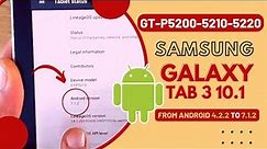 كيفية تنصيب نظام اندرويد 7.1.2 على تابلت Galaxy Tab 3 10.1 Gt-P5200-P5210-P220