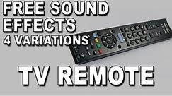 Remote Control Button Click Sound Effect Free Download